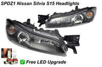 SPDZ1 OEM Replacement Nissan Silvia S15 Headlight Assembly (Left & Right) with LED Upgrade