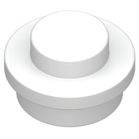 White 4073 1x1 Round Plate Brick – Choose Quantity – Brick-Compatible Bulk Lot