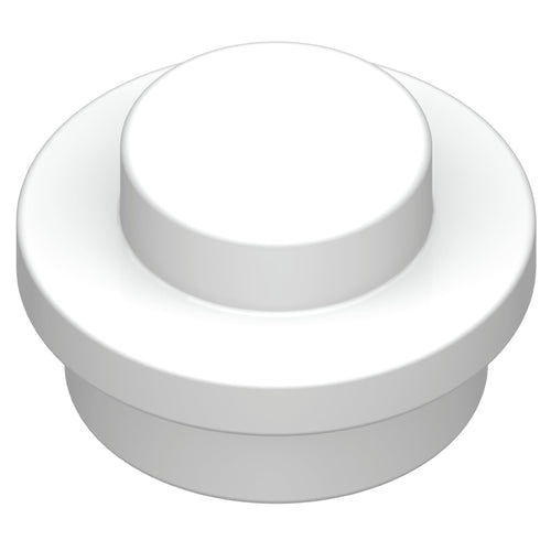 White 4073 1x1 Round Plate Brick – Choose Quantity – Brick-Compatible Bulk Lot
