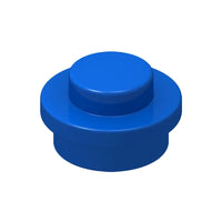 Blue 4073 1x1 Round Plate Brick – Choose Quantity – Brick-Compatible Bulk Lot