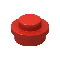 Red 4073 1x1 Round Plate Brick – Choose Quantity – Brick-Compatible Bulk Lot