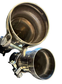 SPDZ1 2.5"–3" Ball Flex Slip-Fit Exhaust Connector Kit (Stainless Steel)