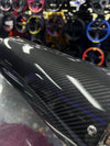 SPDZ1 Carbon Series Performance Muffler – 3" Inlet / 4.5" Burnt Tip (No-Weld Design)
