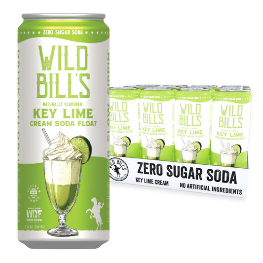 Wild Bill’s Zero Sugar Key Lime Cream Soda Float (12oz) 12-Pack