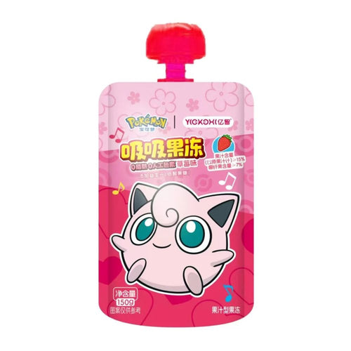 Yizhi Pokemon Jigglypuff Strawberry Jelly Drink 6ct (150g) (China)