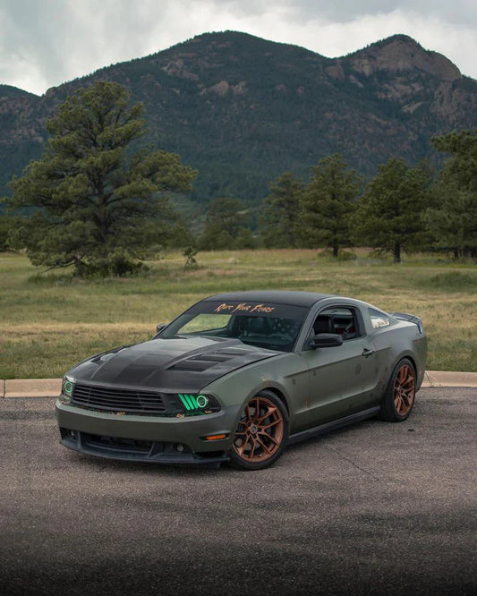 NTXGlow S550 Style RGB Headlights (2010-2012 Ford Mustang)