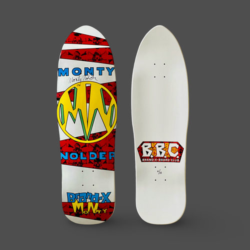 Monty Nolder BBC Limited Edition Deck 9.5"x32" HAND PAINTED (1 of 10) - AUTOGRAPHED