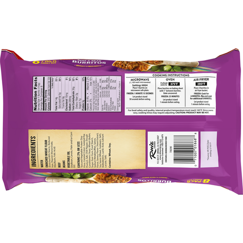 El Monterey Beef & Bean Burritos