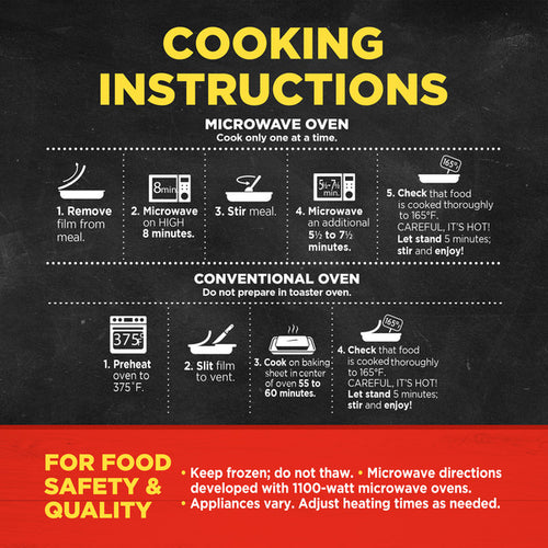 Banquet Family Size Creamy Sauce with Broccoli and Chicken Over Rice, Frozen Meal