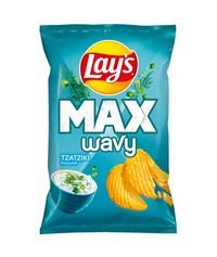 Lay’s Max Wavy - Tzatziki 4ct (120g) (Slovenia)