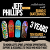 Jeff Phillips AZTEC Limited Edition, HAND PAINTED BBC Deck (1 of 10)