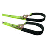 2" x 56" Tow V-Bridle Strap w/ Twisted Snap Hooks & D-Rings | DiamondWeave™ RatchetStrap.Com
