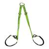 2" x 56" Tow V-Bridle Strap w/ Twisted Snap Hooks & D-Rings | DiamondWeave™ RatchetStrap.Com