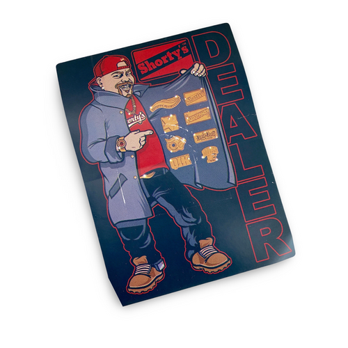 Shorty’s Dealer VINTAGE NOS Sticker 6”