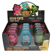 Boston America - Deddy Bears Dead Cute Candy Bears (1.2oz) Box of 12 Tins