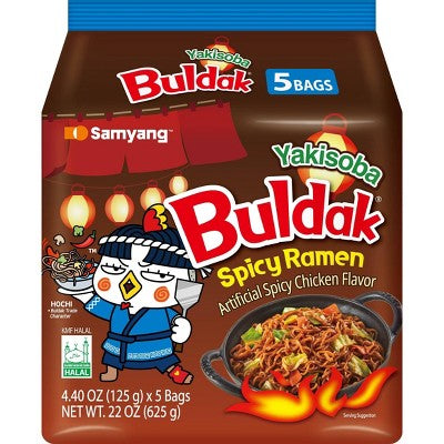 Samyang Buldak Yakisoba Spicy Ramen 5 Pack (125g) (Korea)