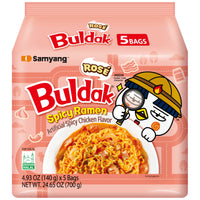 Samyang Buldak Rosé Spicy Ramen 5 Pack (140g) (Korea)