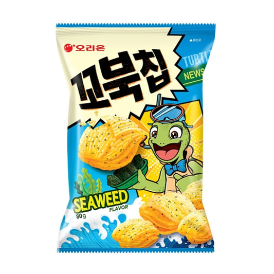 Orion Turtle Chip Seaweed Flavor 4ct (160g) (Korea)