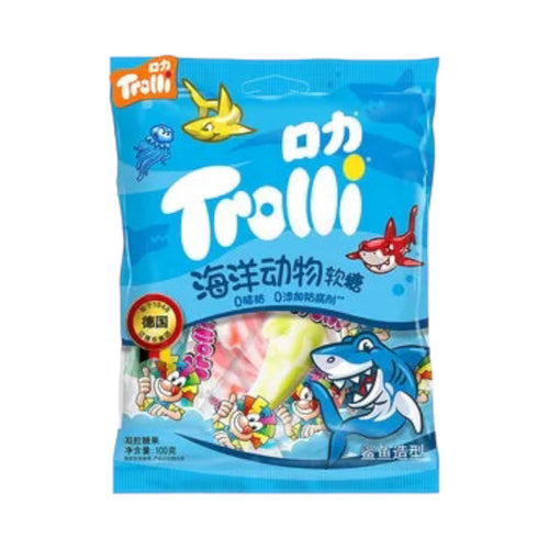 Trolli Marine Animal Gummy Candy 4ct (100g) (China)