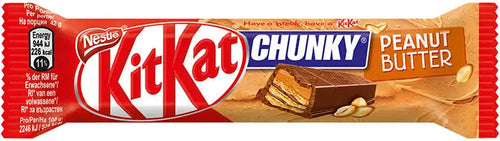 Kit Kat Chunky Peanut Butter Box of 24 (42g) (Hungary)