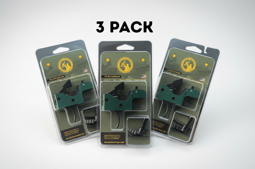 3 pack combo Partisan Forced-Reset Drop-In Cassette Trigger FRT – AR-15 Platform (USA-Made)