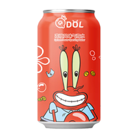QDol Mr. Krabs Lychee Sparkling Water (330ml) (China) 6-Pack