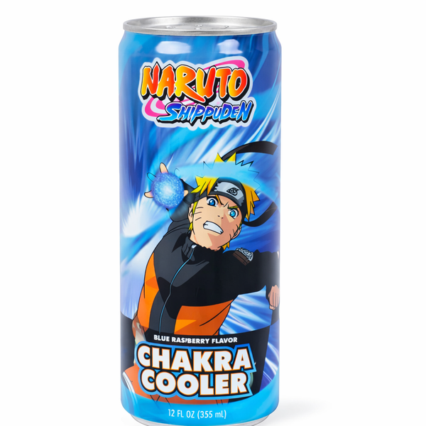 Naruto Charka Drink Blue Raspberry (12oz) 12ct - Boston America