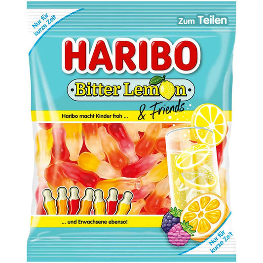 Haribo Bitter Lemon & Friends (160g) (Germany) 6ct