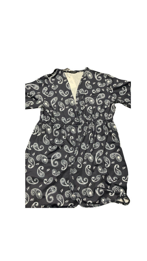 Planet Sea - Navy Bandana Kimono