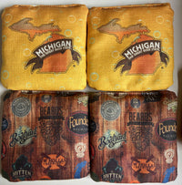 Michigan Brewery Cornhole Bags (set of 8)
