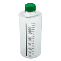 CELLTREAT 229385B 850cm² Roller Bottle, Tissue Culture Treated, Printed Graduations, Vented Cap, Bagged, Sterile, 40/pk