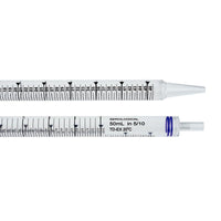 CELLTREAT 229230B 50mL Pipet, Individually Wrapped, Paper/Plastic, Bag, Sterile (90/pk)