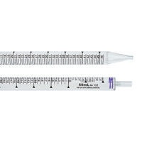 CELLTREAT 229030B 50mL Pipet, Individually Wrapped, Paper/Plastic, Bag, Sterile (100/pk)