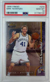 Graded 1998-99 Topps Finest Dirk Nowitzki #234 Rookie RC Basketball Card PSA 10 Gem Mint