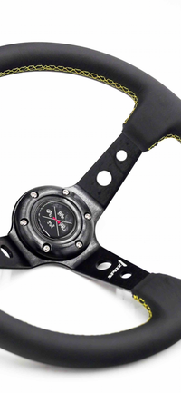 SPDZ1 Yellow Lined Steering Wheel