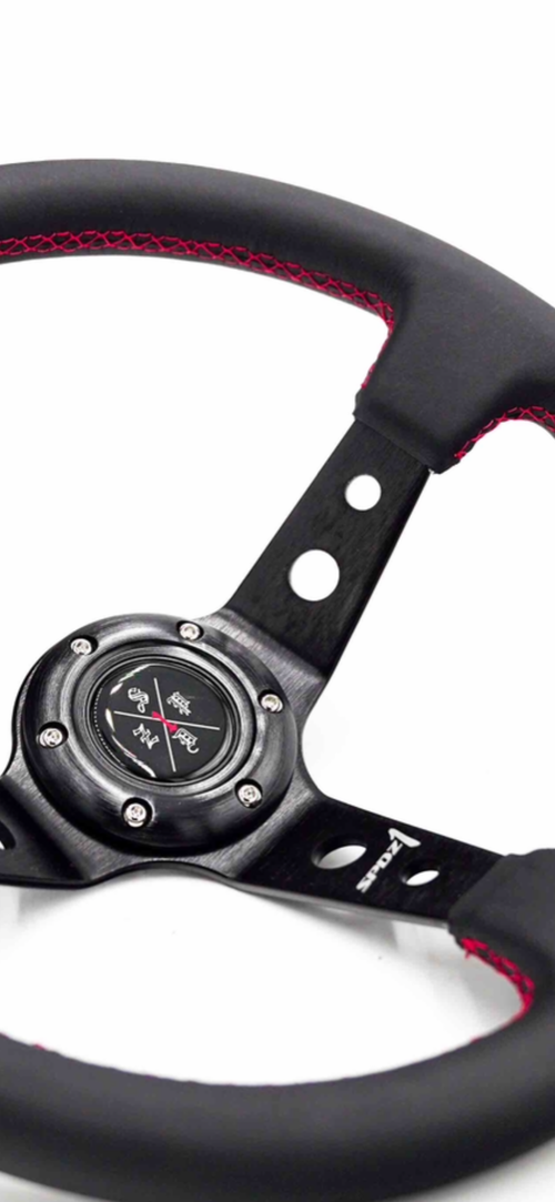 SPDZ1 Red Lined Steering Wheel