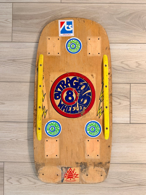 Lonnie Toft OUTRAGEOUS 8-WEELER Limited Edition, Hand-Painted Deck (PRE-ORDER, JANUARY 2027)