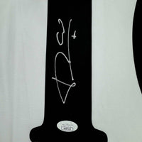 Autographed/Signed Luis Figo Real Madrid White Soccer Jersey Beckett BAS COA