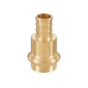 30 Pcs 1/2" Press x 1/2" PEX Crimp Brass Adapter (Lead Free)