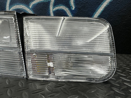 1996-2000 Honda Civic 2d Coupe Ek Jdm Clear 4pcs Rear Tail Light