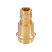 1/2" Press x 1/2" PEX Expansion Brass Adapter (Lead Free) Plumbingsell