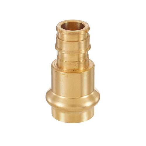 1-1/2" Copper Press x 1-1/2" PEX Expansion Brass Adapter (Lead Free)