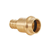 1/2" Press x 1/2" PEX Crimp Brass Adapter (Lead Free) Plumbingsell