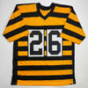 Autographed/Signed Le'Veon LeVeon Bell Pittsburgh Bumble Bee Jersey Football JSA COA