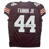 Autographed/Signed Harold Fannin Jr. Cleveland Football Brown Jersey JSA COA