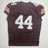 Autographed/Signed Harold Fannin Jr. Cleveland Football Brown Jersey JSA COA