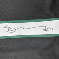 Autographed/Signed Ahmad Sauce Gardner New York Black Football Jersey Beckett BAS COA