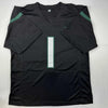 Autographed/Signed Ahmad Sauce Gardner New York Black Football Jersey Beckett BAS COA