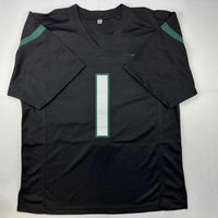 Autographed/Signed Ahmad Sauce Gardner New York Black Football Jersey Beckett BAS COA