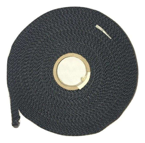 1" Black Aramid Fiber Webbing - PRICE PER FT| BLACK RatchetStrap.Com